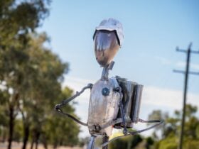 Ant Man Sculpture in Mungindi