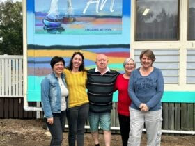 Members of the Management team in front of the building at 53 Mount Cotton Road Capalaba