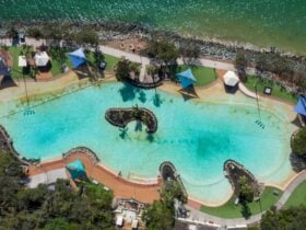 Aerial of Settlement Cove Lagoon