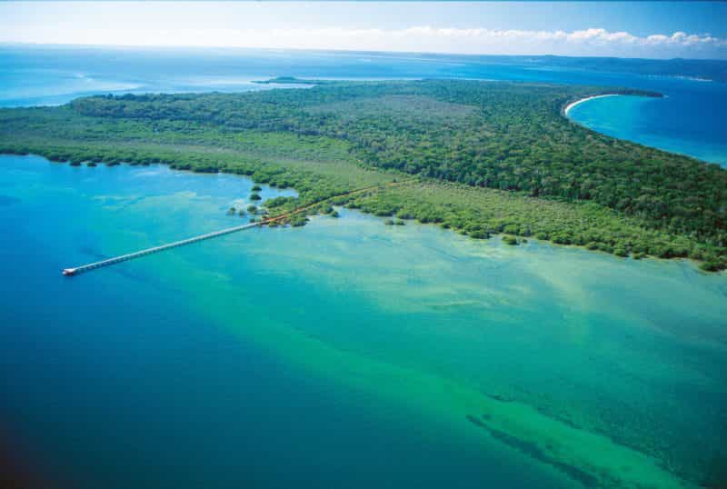 Aerial view of Teerk Roo Ra National Park