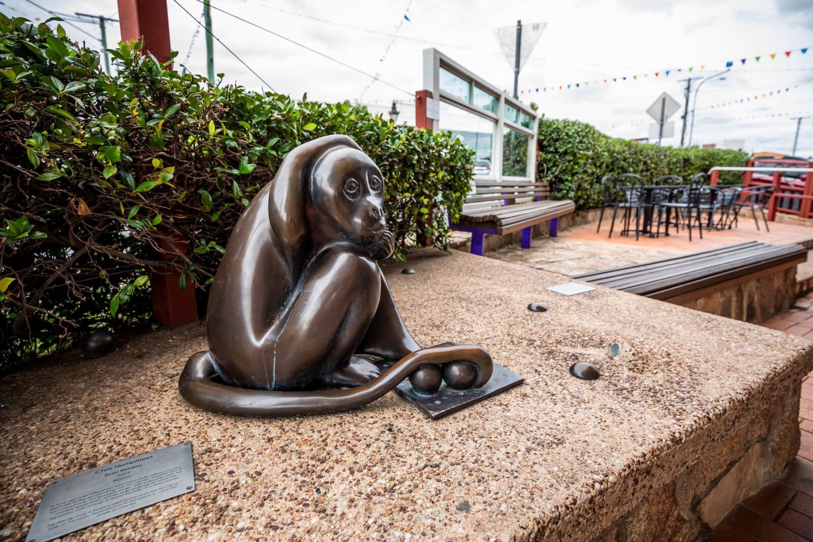 Brass Monkey Statue Stanthorpe