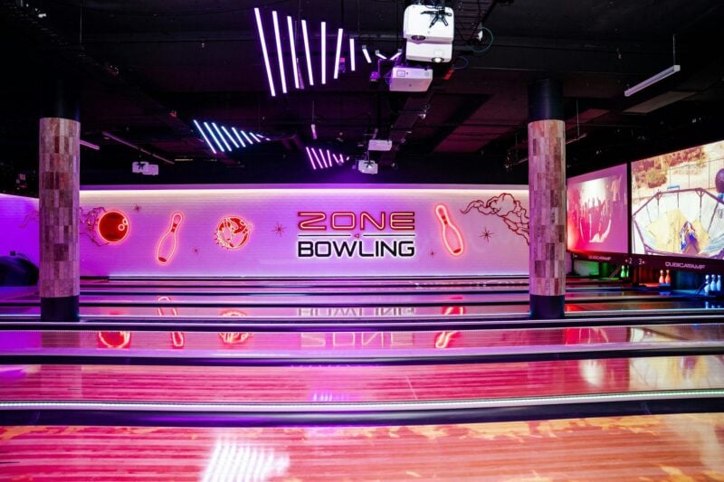 bowling lanes