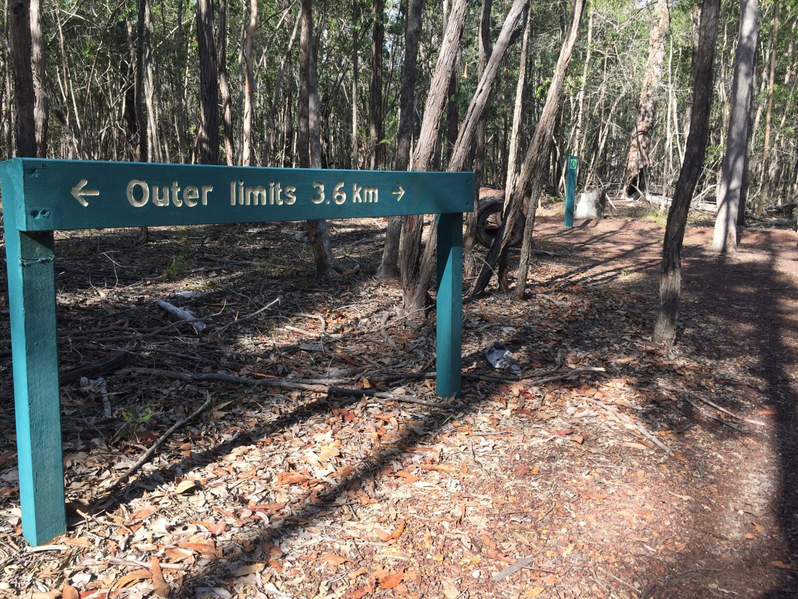 photo of the start point to Toogoom Mountain Bike trails