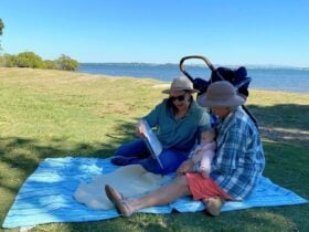 Pop up library at Wellington Point Recreation Reserve