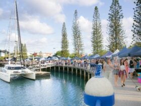 Harbour view of markets