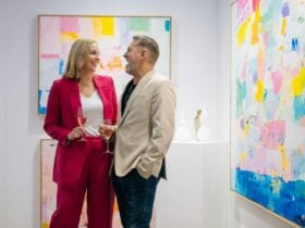 Image of couple laughing and smiling together