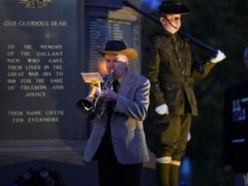 Bugler Sound Alert - Dawn Service - The Mothers Memorial Toowoomba
