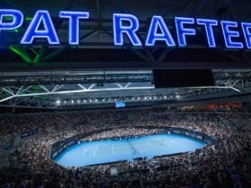 Image of tennis on Pat Rafter Arena