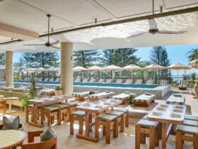 Haven Restaurant with pool view