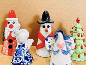 Xmas pottery creations