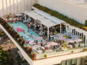 A birds-eye view of Lina Rooftop