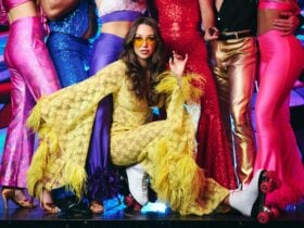 People in Disco Inspired Clothing.
