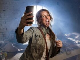 A zombie Apocalypse survivor taking a selfie