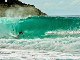 Russel Specht Barrel Surfing