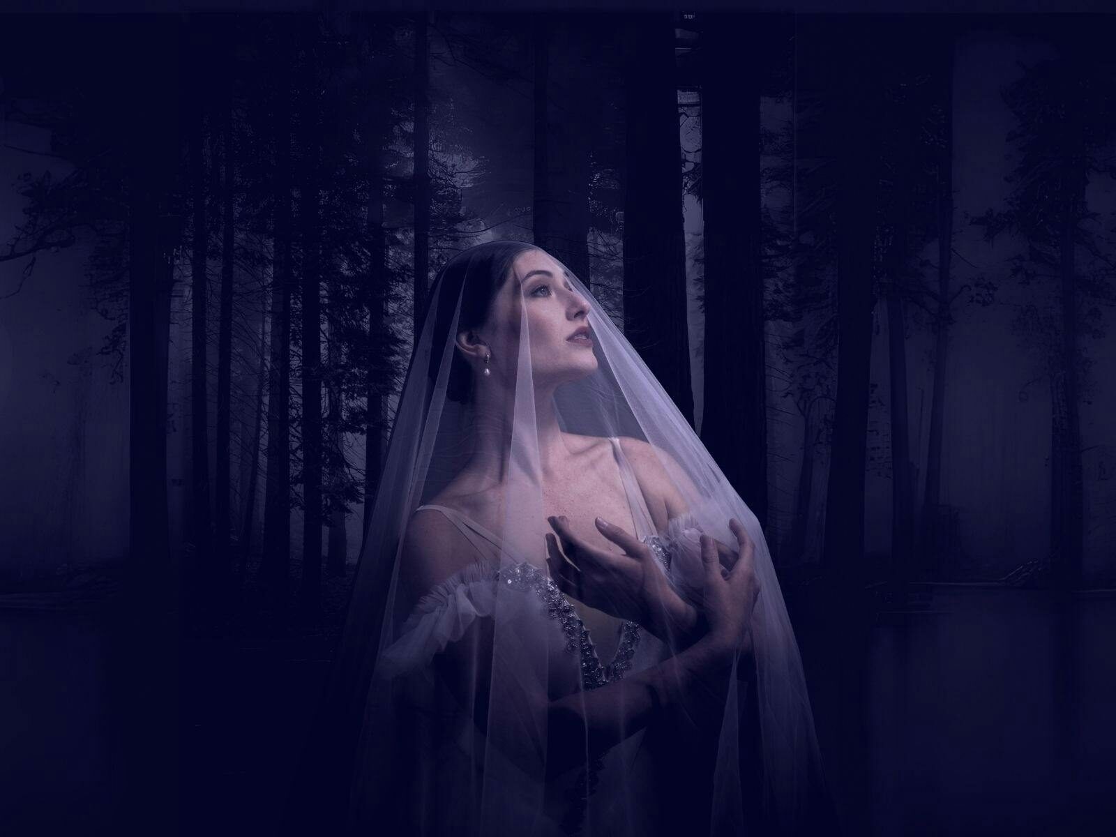 Ghostly image of giselle act 2