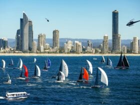 GCCM Gold Coast Mackay Yacht Race start line