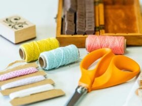 Craft Supplies on a table