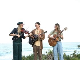 Majelen and JC and the Tree met up on the Sunshine Coast for a jam session on the headland.