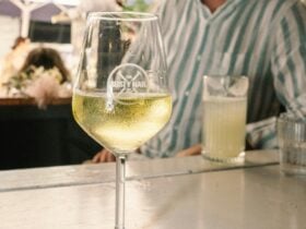 Glass of white wine