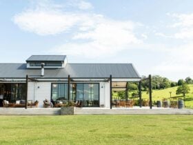Exterior of The Paddock Restaurant and Terrace in Spring