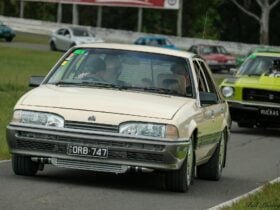 Take the kids around the track!