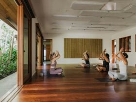 Group Yoga session with Leah Leaver