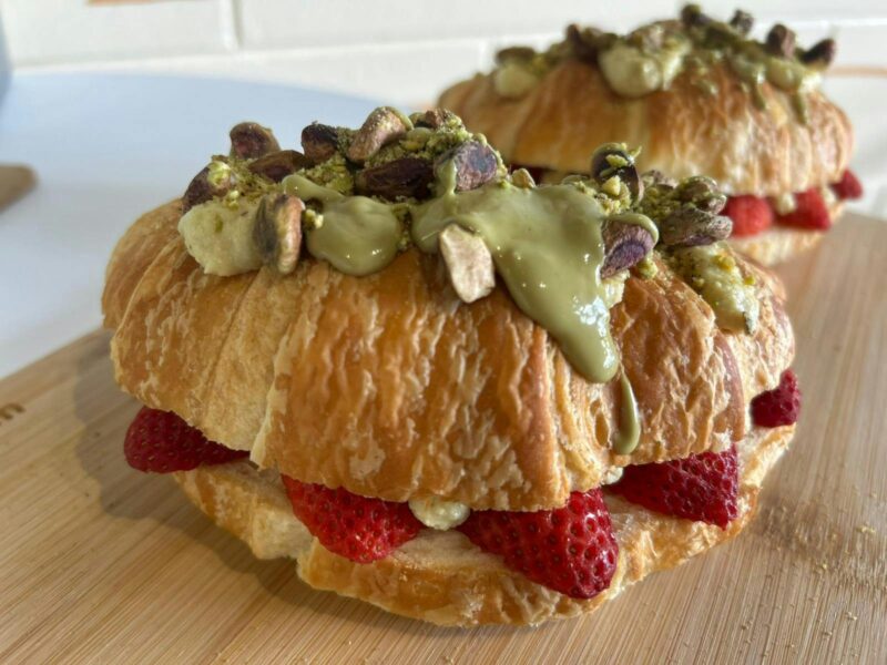 Fresh Strawberry Croiisant