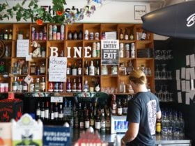 Our bar in all its glory