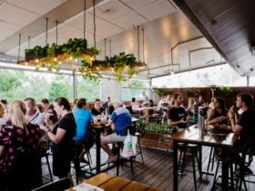 Brouhaha outdoor dining area