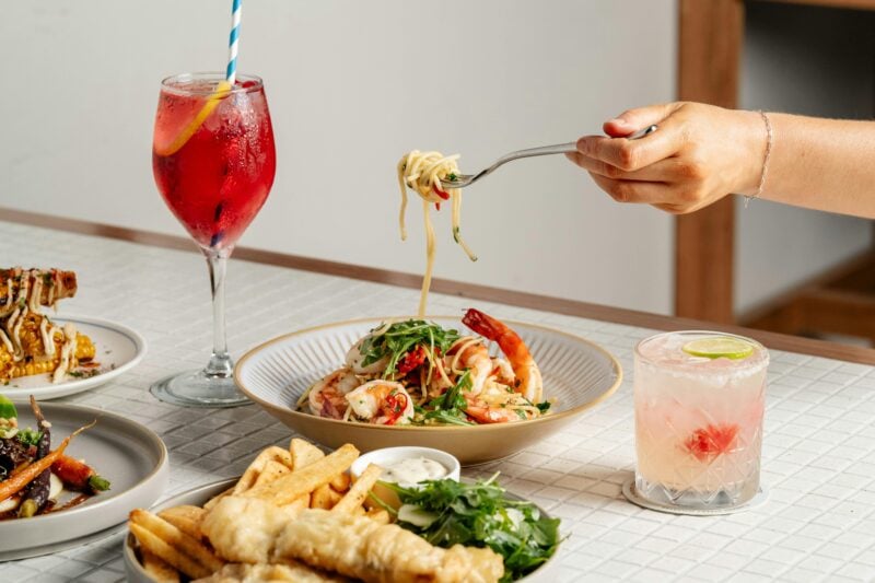 Photo of our King Prawn Spaghetti