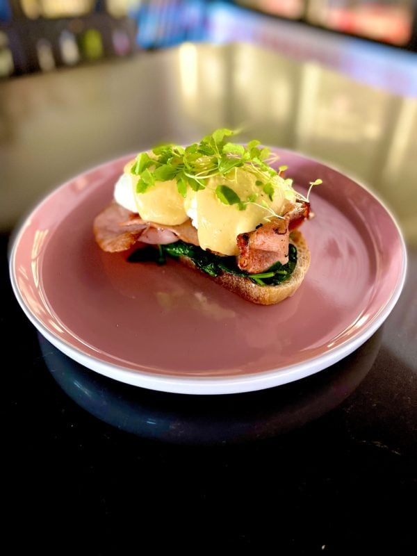 Eggs Benedict with Bacon - Brunch