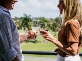 Enjoy views over the course