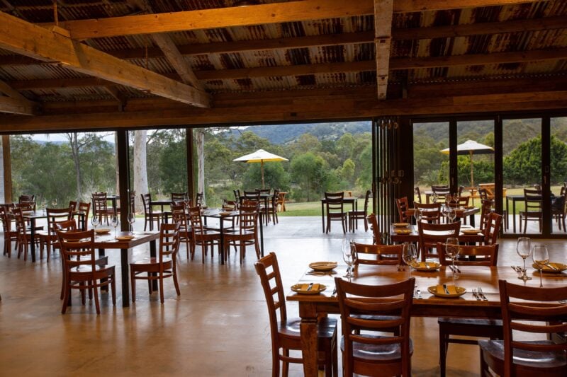 Stanleys Barn outlook into the hinterland