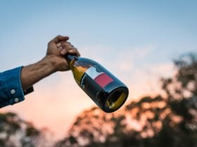 Gewurztraminer at sunset