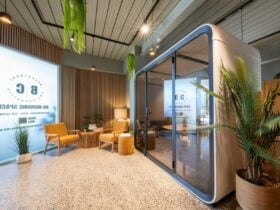 Beachfront Collaborativeâs private pod space.