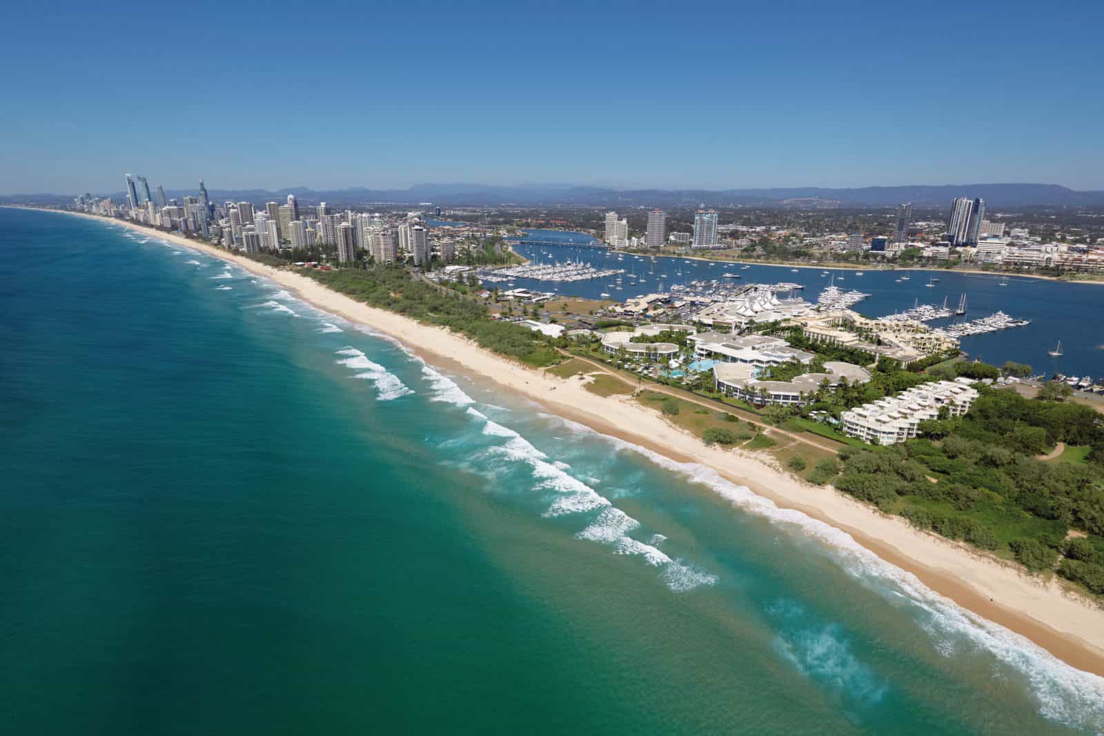 Main Beach aerial