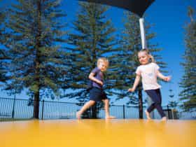 Scarborough_beach_park_jumping_pillow_moreton_bay_region