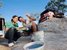 Fossicking for sapphires