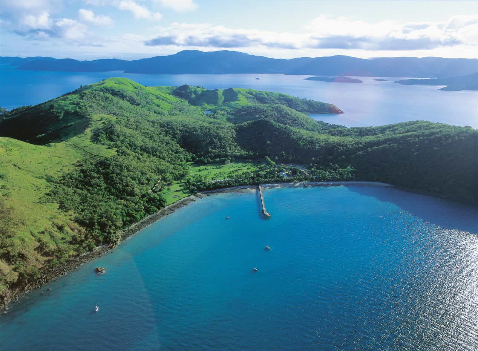 Aerial view of South Molle