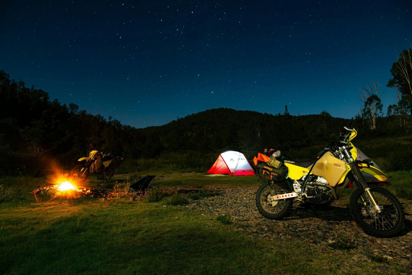 Moto Camping Suzuki DRZ 400 Dirt Bike Tour