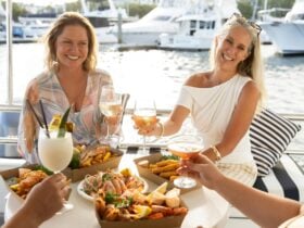 Celebrate with lunch on Coastal Cruises