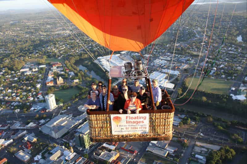 hot air balloon brisbane