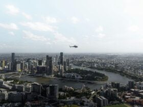 city scenic brisbane skyline helicopter tour australia queensland