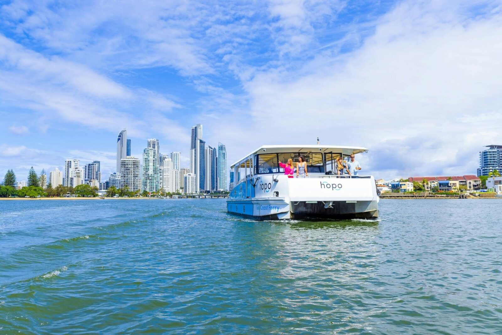 Hopo Ferry cruising on the water