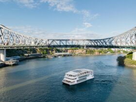 OASIS Brisbane is a three-level, on-water venue designed for choice, comfort, and atmosphere.