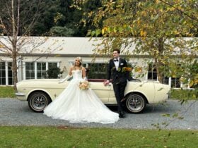 Wedding car Convertible Mustang