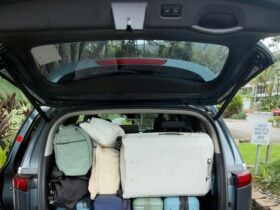 Sangha Travels vehicle luggage space for Cairns Airport transfer passengers