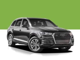 One of our luxury Audi Q7 vehicles in our fleet