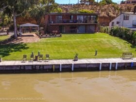 lawn to the riverside