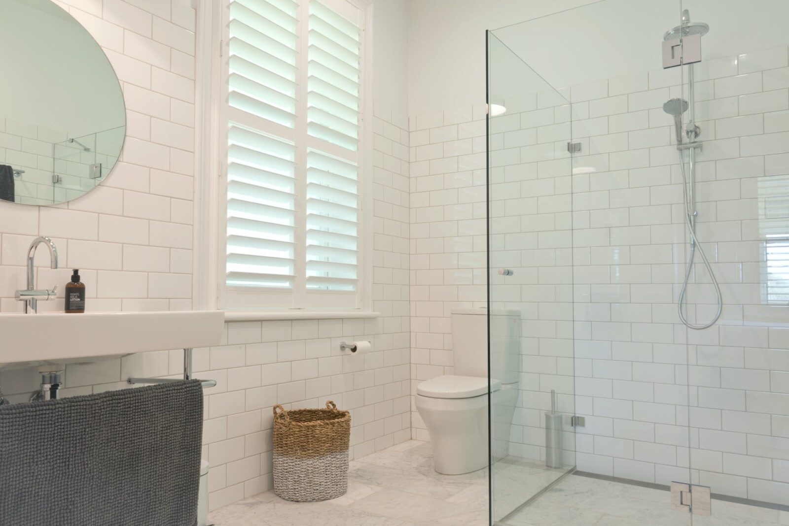 One of the two ensuite bathrooms in the Homestead